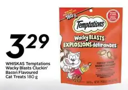 Sobeys Whiskas temptations wacky blasts cluckin' bacon flavoured cat treats offer