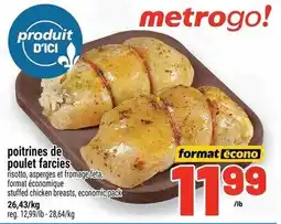 Metro stuffed chicken breasts offer