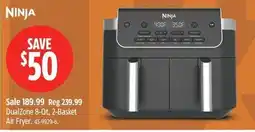 Canadian Tire Ninja DualZone 8-Qt. 2-Basket Air Fryer offer