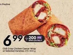 Sobeys Chili Crisp Chicken Caesar Wrap offer