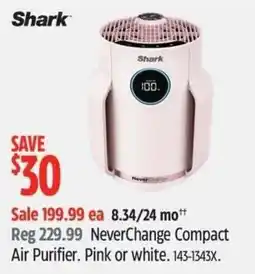 Canadian Tire Shark NeverChange Compact Air Purifier offer