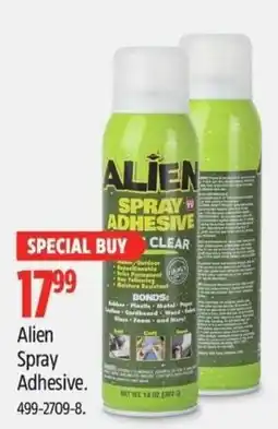 Canadian Tire Alien spray adhesive offer