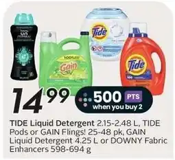 Sobeys Tide Liquid Detergent offer