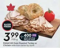 Sobeys Panache oven roasted turkey or chicken offer