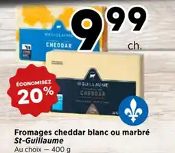 Val-Mont Fromages cheddar blanc ou marbré St-Guillaume offer