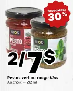 Val-Mont Pestos vert ou rouge Ilios offer