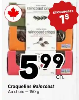Val-Mont Craquelins Raincoast offer