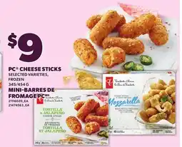 Independent Grocer PC CHEESE STICKS, 345/454 G offer