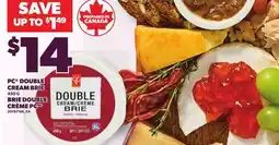 Independent Grocer PC DOUBLE CREAM BRIE offer