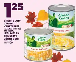 Valu-mart GREEN GIANT CANNED VEGETABLES offer