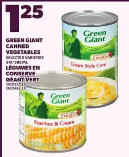 Independent Grocer GREEN GIANT CANNED VEGETABLES, 341/398 ML offer