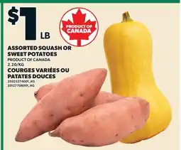 Valu-mart ASSORTED SQUASH OR SWEET POTATOES offer