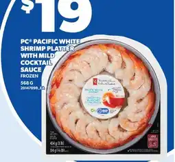 Valu-mart PC PACIFIC WHITE SHRIMP PLATTER WITH MILD COCKTAIL SAUCE offer