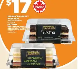 Valu-mart FARMER'S MARKET BAR CAKES offer