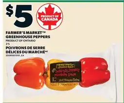 Valu-mart FARMER'S MARKET GREENHOUSE PEPPERS offer