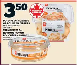 Valu-mart PC DIPS OR HUMMUS OR PC NAAN DIPPERS offer