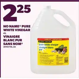 Valu-mart NO NAME PURE WHITE VINEGAR offer