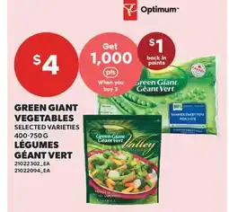 Valu-mart GREEN GIANT VEGETABLES offer