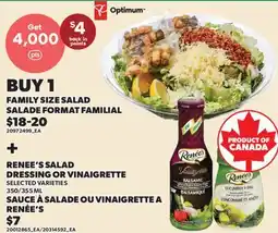 Valu-mart FAMILY SIZE SALAD OR RENEE'S SALAD, 350/355 ML offer