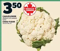 Valu-mart CAULIFLOWER offer