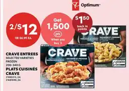 Valu-mart CRAVE ENTREES offer