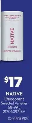 Real Canadian Superstore NATIVE DEODORANT offer