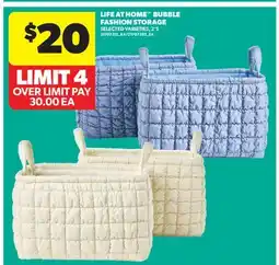 Real Canadian Superstore LIFE AT HOME BUBBLE FASHION STORAGE, 2'S offer