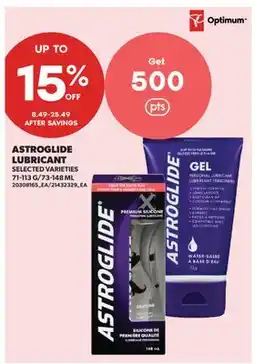 Real Canadian Superstore ASTROGLIDE LUBRICANT, 71-113 G/73-148 ML offer