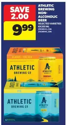 Real Canadian Superstore Athletic Brewing Co. ATHLETIC BREWING NON-ALCOHOLIC BEER offer