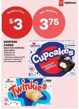 Real Canadian Superstore HOSTESS CAKES, 202/206 G offer