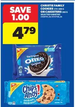 Real Canadian Superstore CHRISTIE FAMILY COOKIES, 374-488 G OR CAKESTERS, 285 G offer