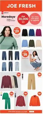 Real Canadian Superstore JOE FRESH offer