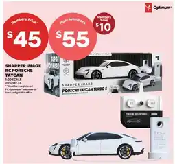 Real Canadian Superstore SHARPER IMAGE RC PORSCHE TAYCAN, 1:20 SCALE offer