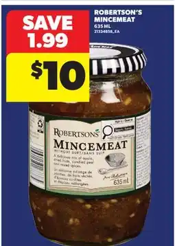 Real Canadian Superstore ROBERTSON'S MINCEMEAT offer