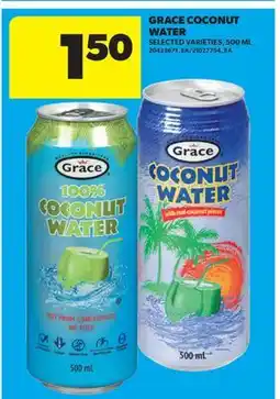 Real Canadian Superstore GRACE COCONUT WATER offer