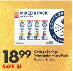 Longo's Cottage Springs Weekender Mixed Pack offer