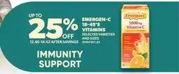 Real Canadian Superstore EMERGEN-C 18-45'S VITAMINS offer