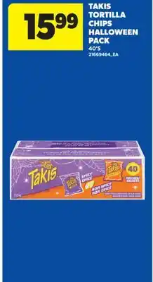 Real Canadian Superstore TAKIS TORTILLA CHIPS HALLOWEEN PACK, 40'S offer