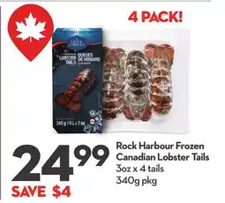 Longo's Rock Harbour Frozen Canadian Lobster Tails offer