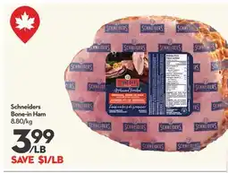 Longo's Schneiders Bone-in Ham offer