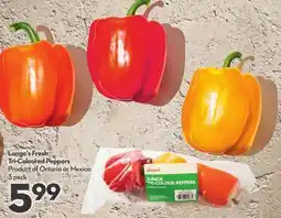 Longo's Longo's Fresh Tri-Coloured Peppers offer