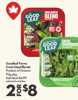 Longo's Goodleaf Farms Fresh Salad Blends offer