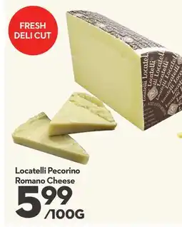 Longo's Locatelli Pecorino Romano Cheese offer