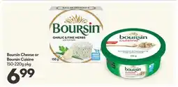 Longo's Boursin Cheese or Boursin Cuisine offer