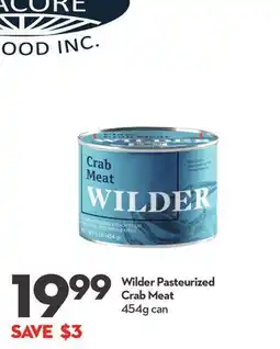 Longo's Wilder Pasteurized Crab Meat offer