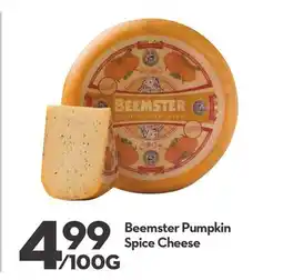 Longo's Beemster Pumpkin Spice Cheese offer