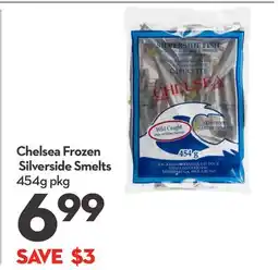 Longo's Chelsea Frozen Silverside Smelts offer