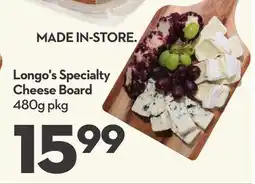 Longo's Longo's Specialty Cheese Board offer