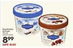 Longo's Kawartha Dairy Ice Cream offer