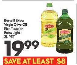 Longo's Bertolli Extra Virgin Olive Oil offer